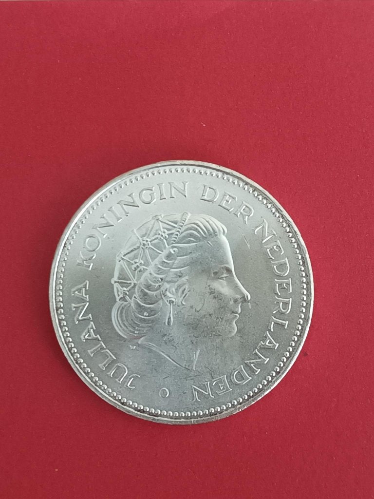 zilveren Nederland Herrijst tientje 1970, Koningin Juliana, Zilver, Ophalen of Verzenden, Losse munt