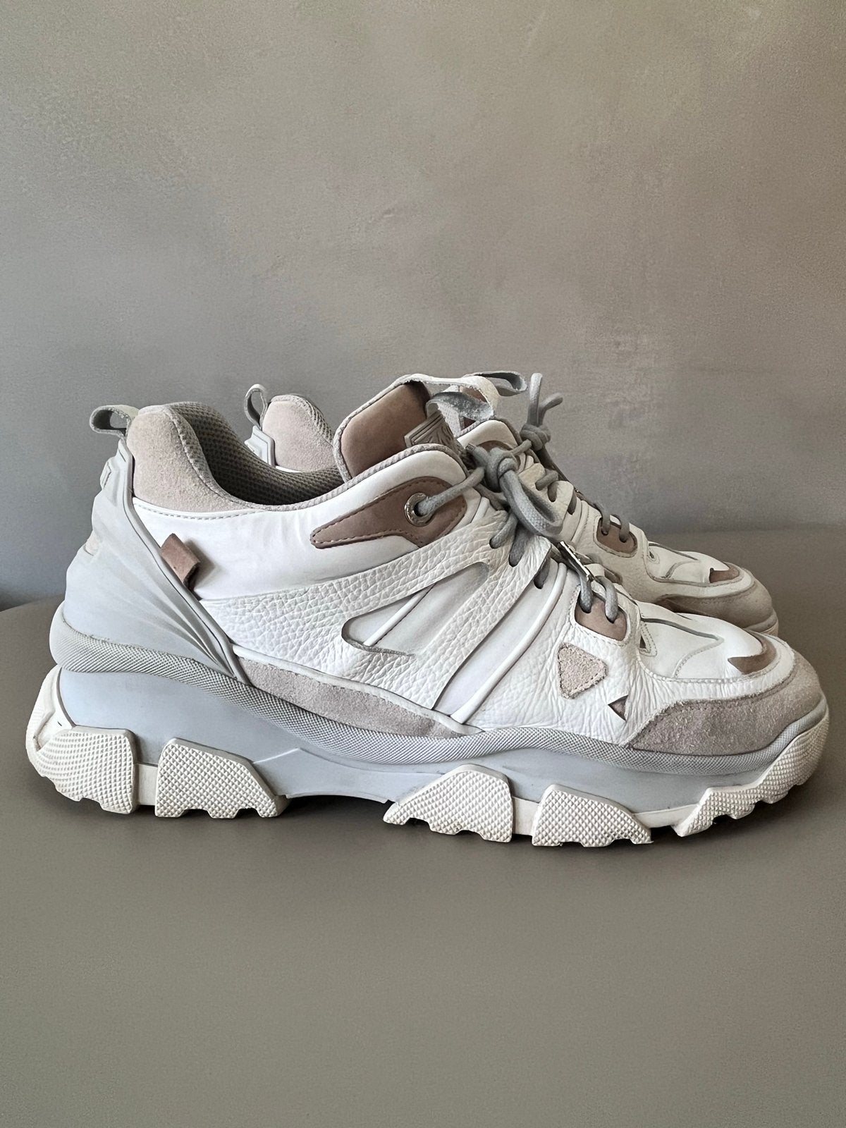 Mason Garments Sneakers - Wit/Grijs maat 46, Kleding | Dames, Schoenen, Ophalen, Zo goed als nieuw, Wit, Sneakers of Gympen