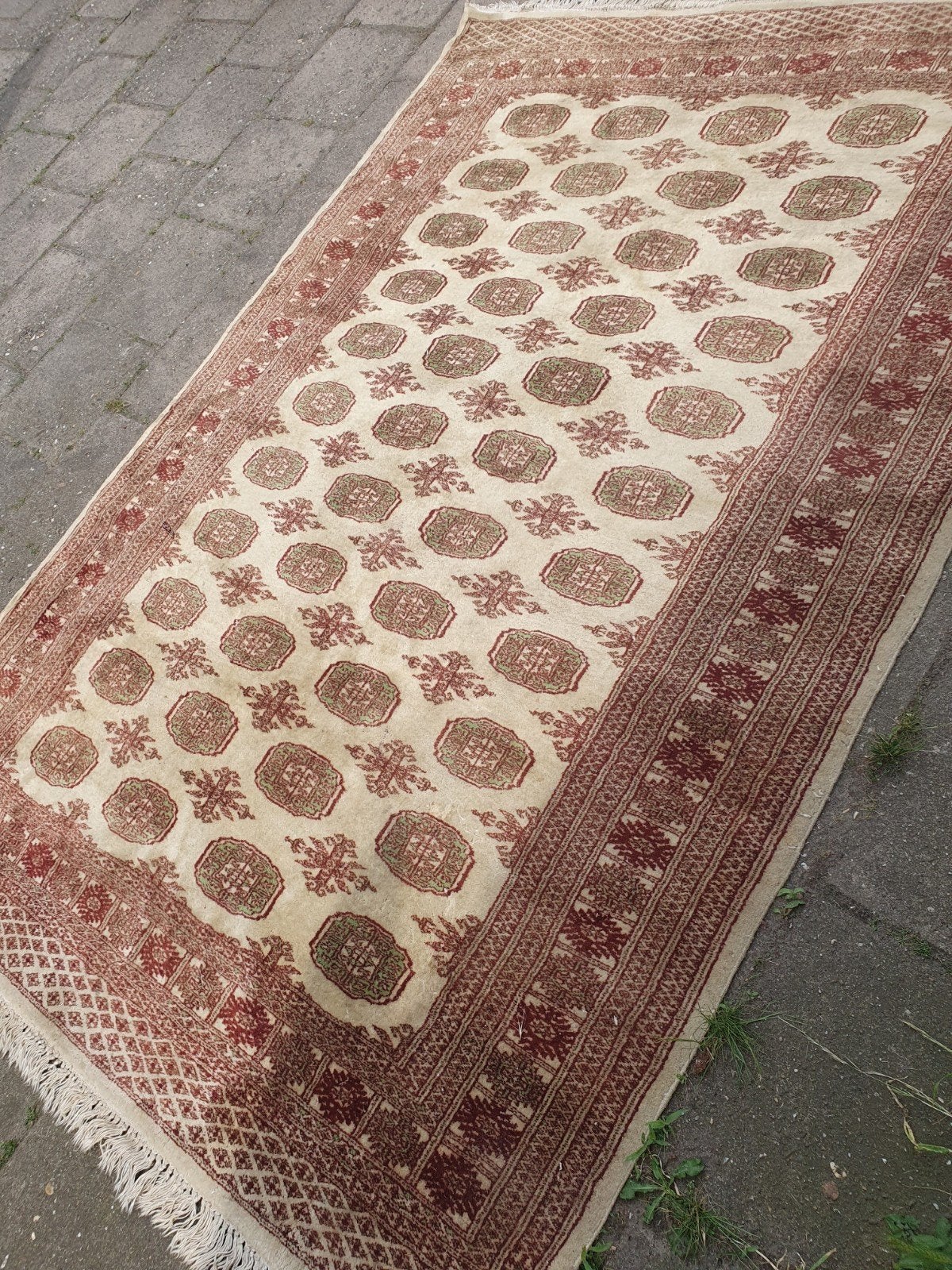Perzisch tapijt 200x135 cm., Gebruikt, 100 tot 150 cm, Ophalen of Verzenden, Pakistan