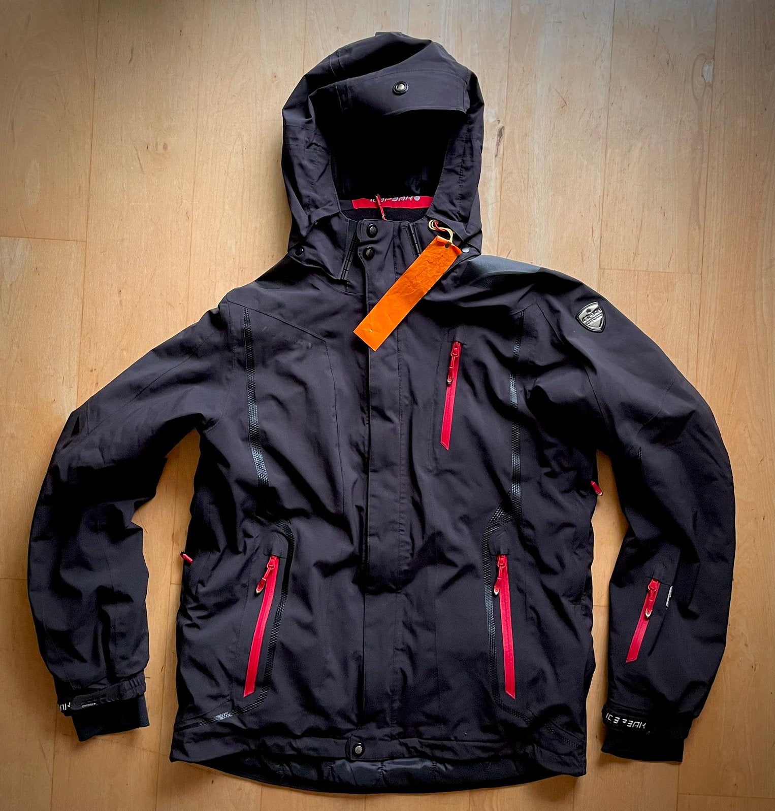 Icepeak Ice Peak warm (ski) jack / jas 54 L / XL zwart, Ophalen of Verzenden, Maat 52/54 (L), Zwart