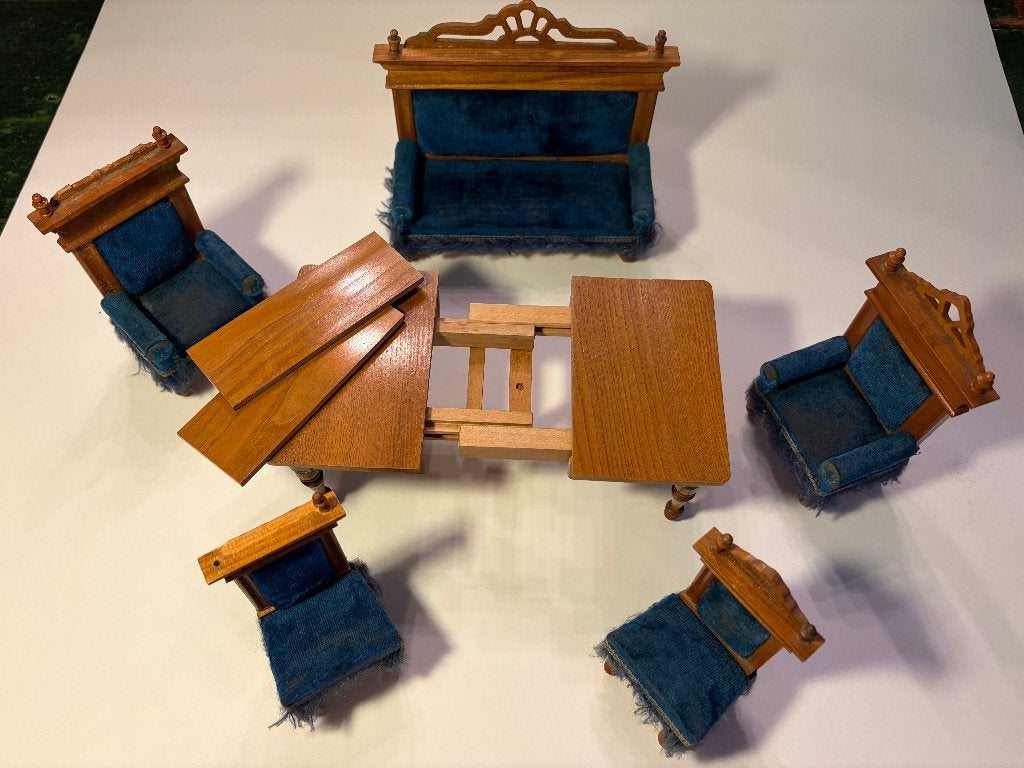 Antieke poppenhuis meubels Walterhausen, Ophalen of Verzenden, Zo goed als nieuw, Poppenhuis