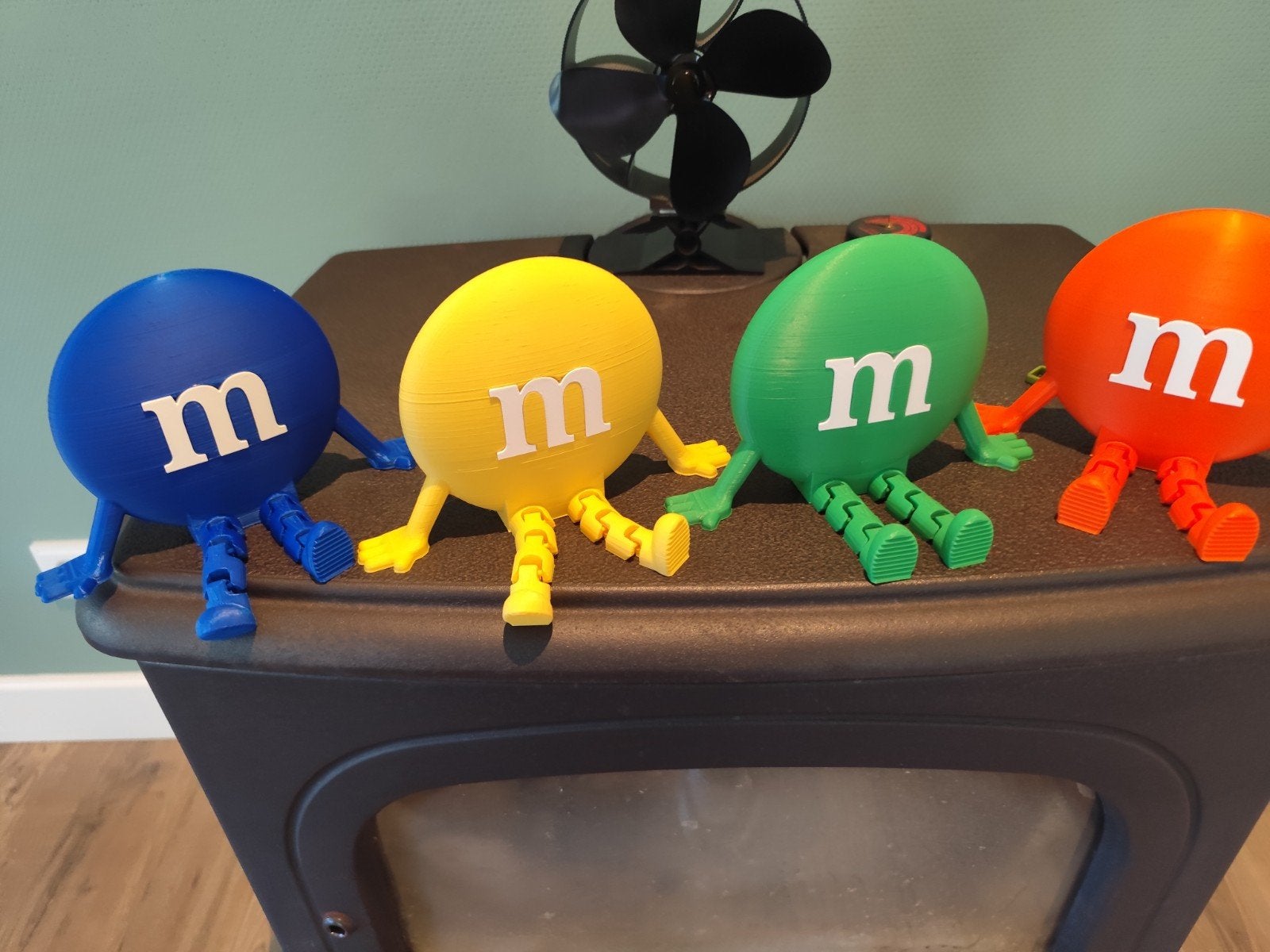 M&M Groot 3D Geprinte Flexibele Figuurtjes, Ophalen of Verzenden, Nieuw
