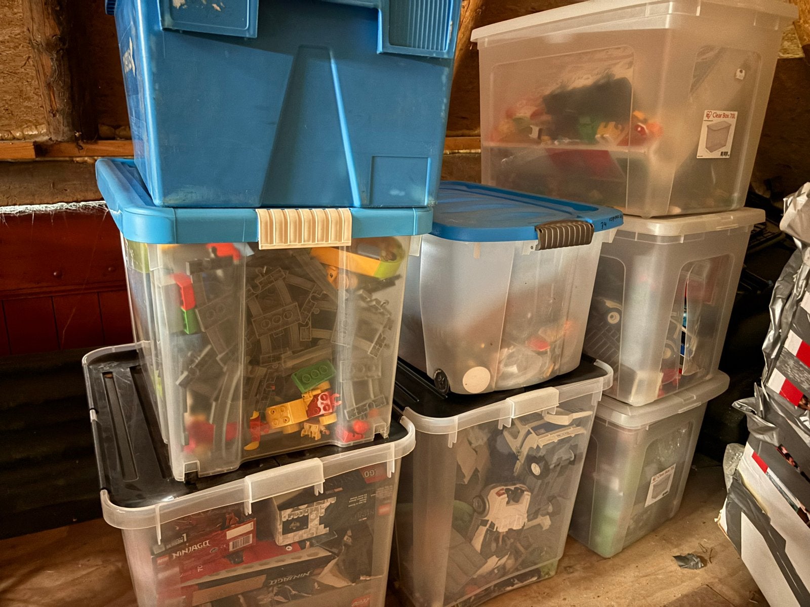 Grote partij playmobil, LEGO en Duplo bouwstenen en sets, Ophalen, Gebruikt, Minecraft, Lego