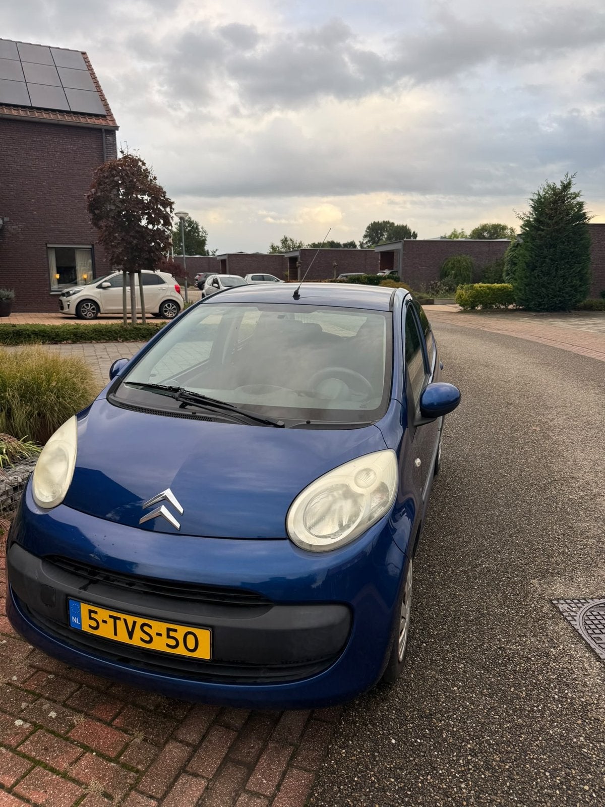 Citroën C1 1.0 5-DRS 2007 Blauw, Auto's, Voorwielaandrijving, Stof, Zwart, C1