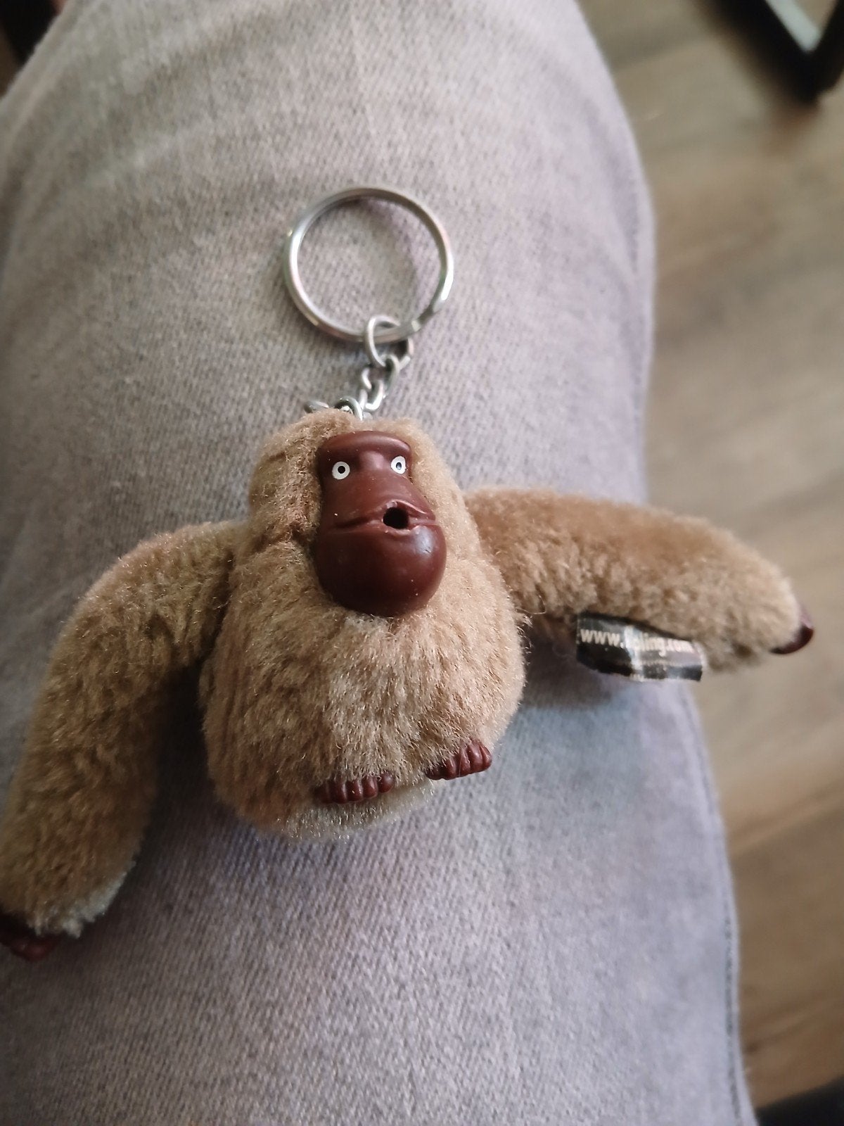 Kipling aapje sleutelhanger - Bruin, Ophalen of Verzenden, Zo goed als nieuw, Bruin, Kipling