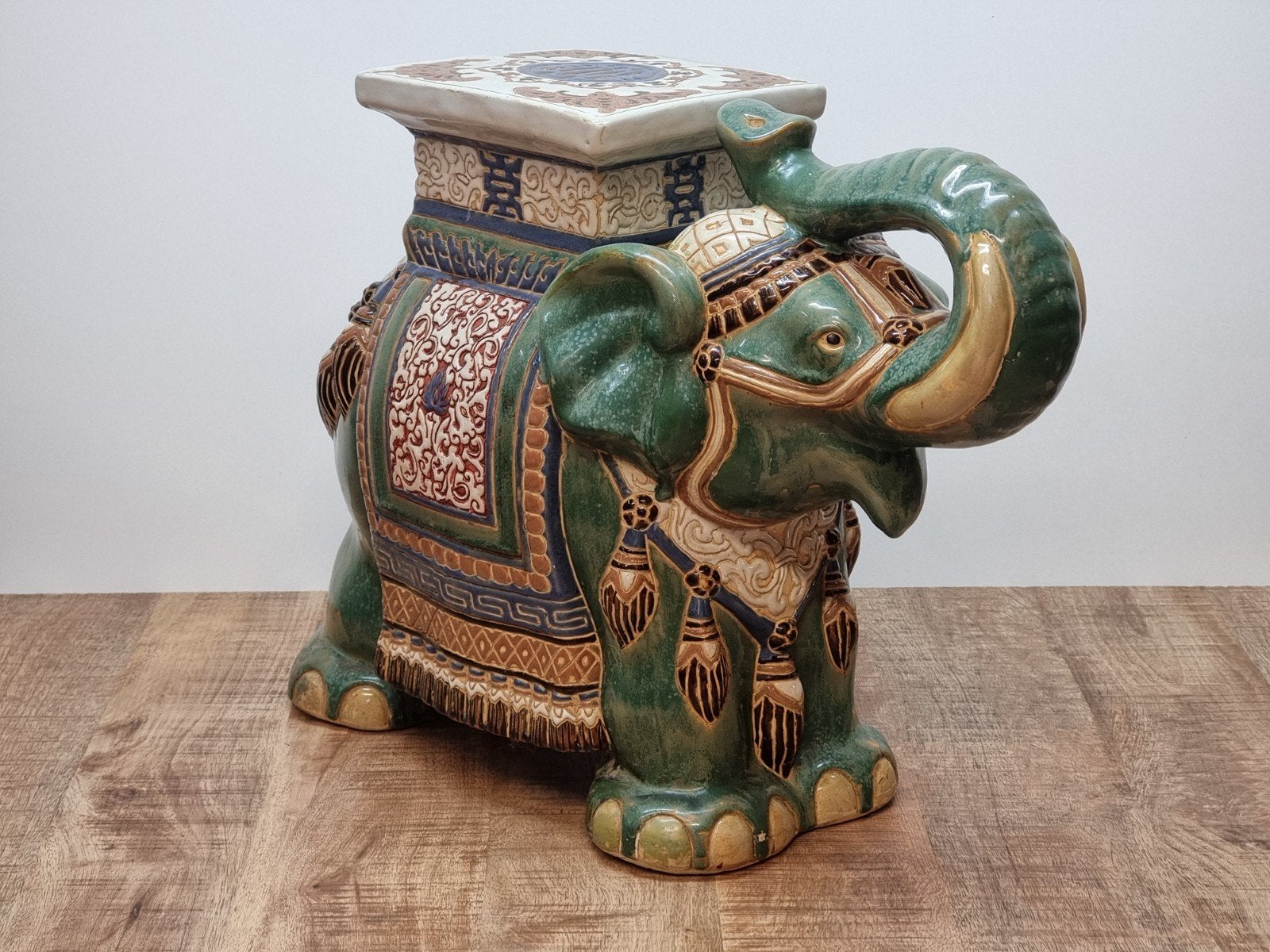 Vintage keramische olifant jaren 70 – China, Ophalen of Verzenden