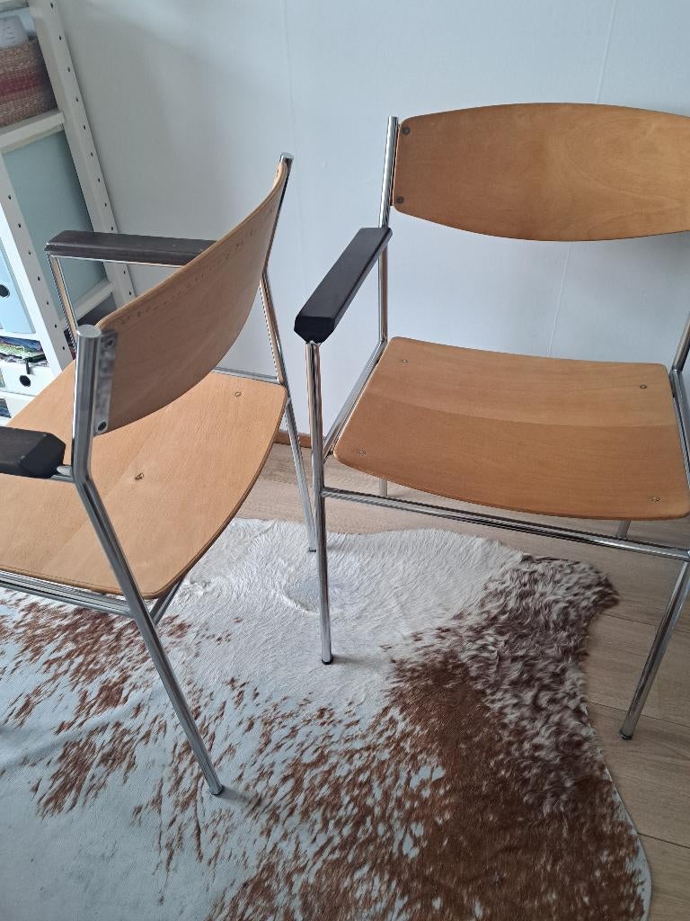 nog 2 over, samen 75,00, Huis en Inrichting, Stoelen, Ophalen, Gebruikt, Twee, Overige kleuren