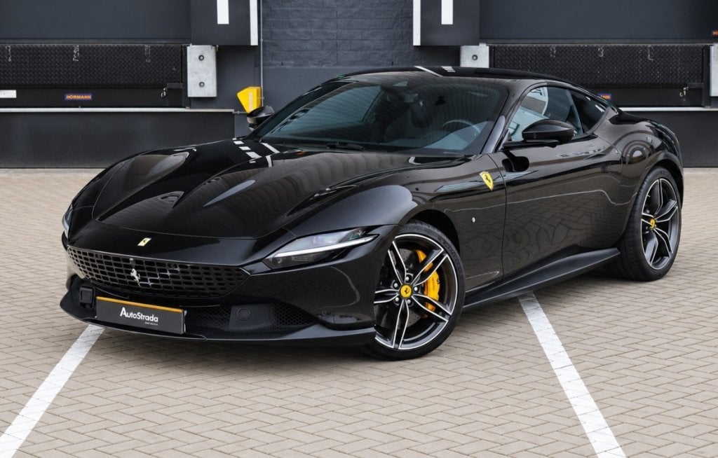 Ferrari Roma 620PK | Magneride | Daytona Seats | Carbon LED, Automaat, Gebruikt, 4 stoelen, Zwart