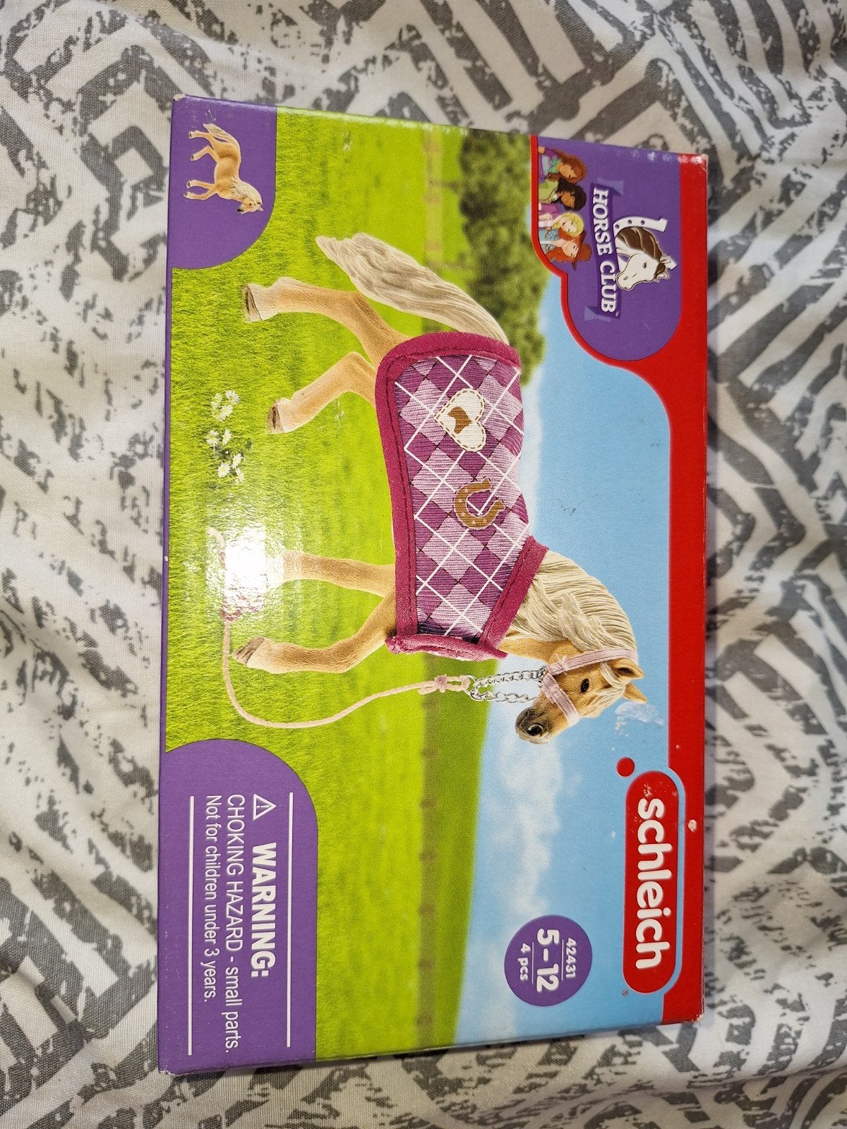 Schleich Horse Club Paard met deken en halster, Ophalen, Gebruikt