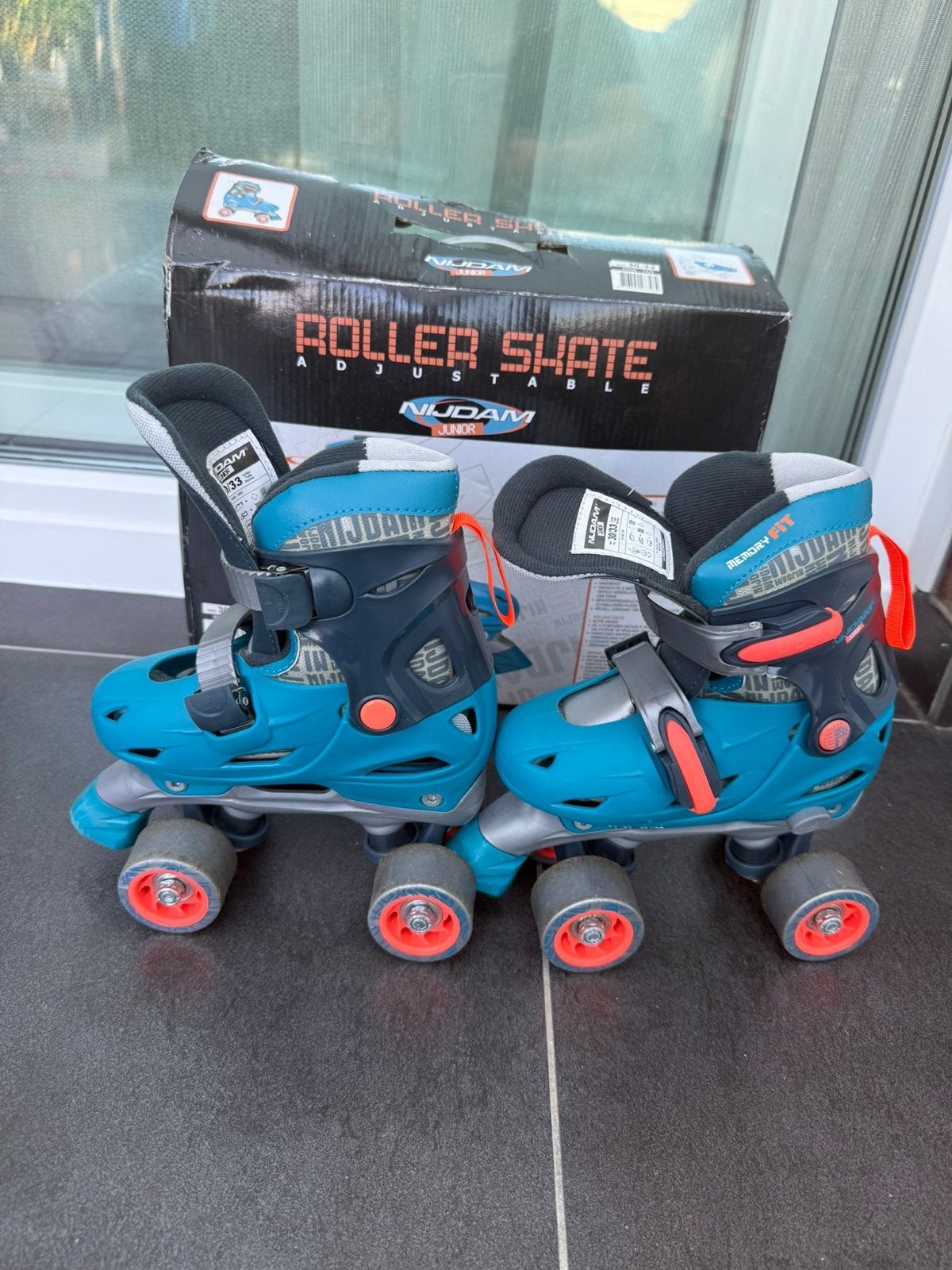 Verstelbare Nijdams Junior Roller Skates (30-33), Verstelbaar, Kinderen, Ophalen of Verzenden, Zo goed als nieuw