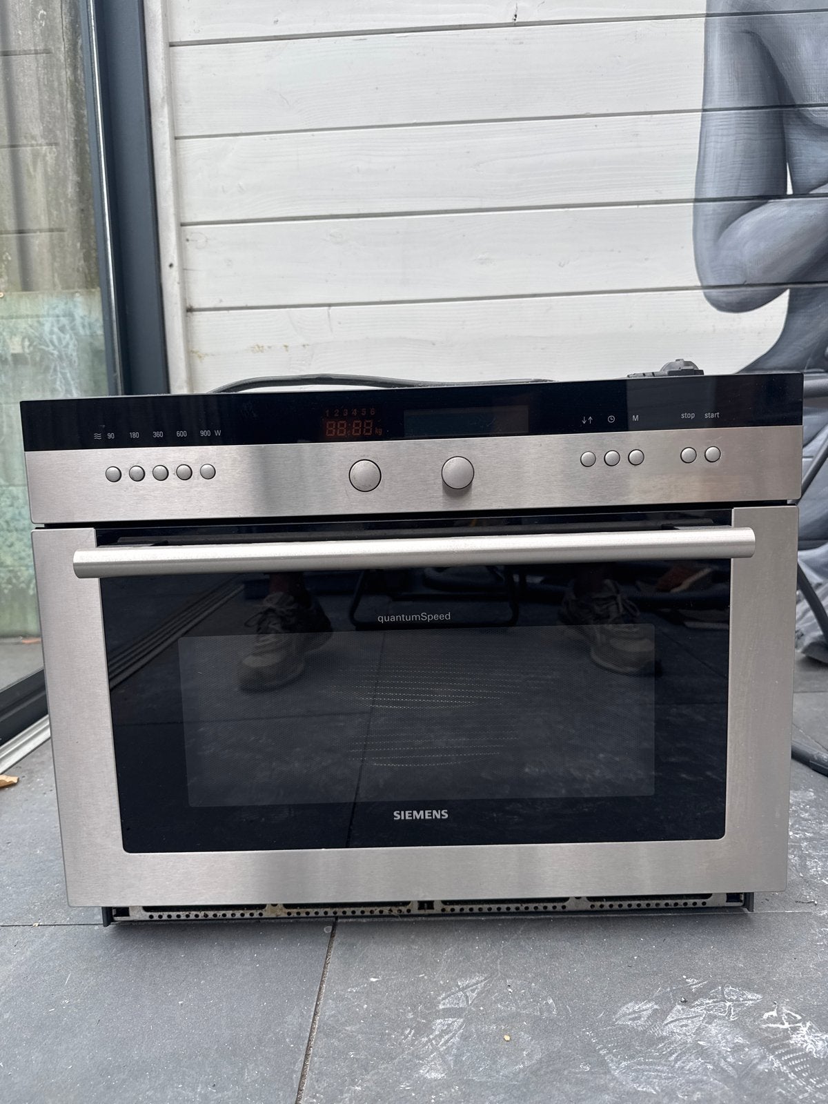 Siemens HB86Q560N Combimagnetron - Inbouw, Ophalen, Combimagnetron, Gebruikt, 60 cm of meer