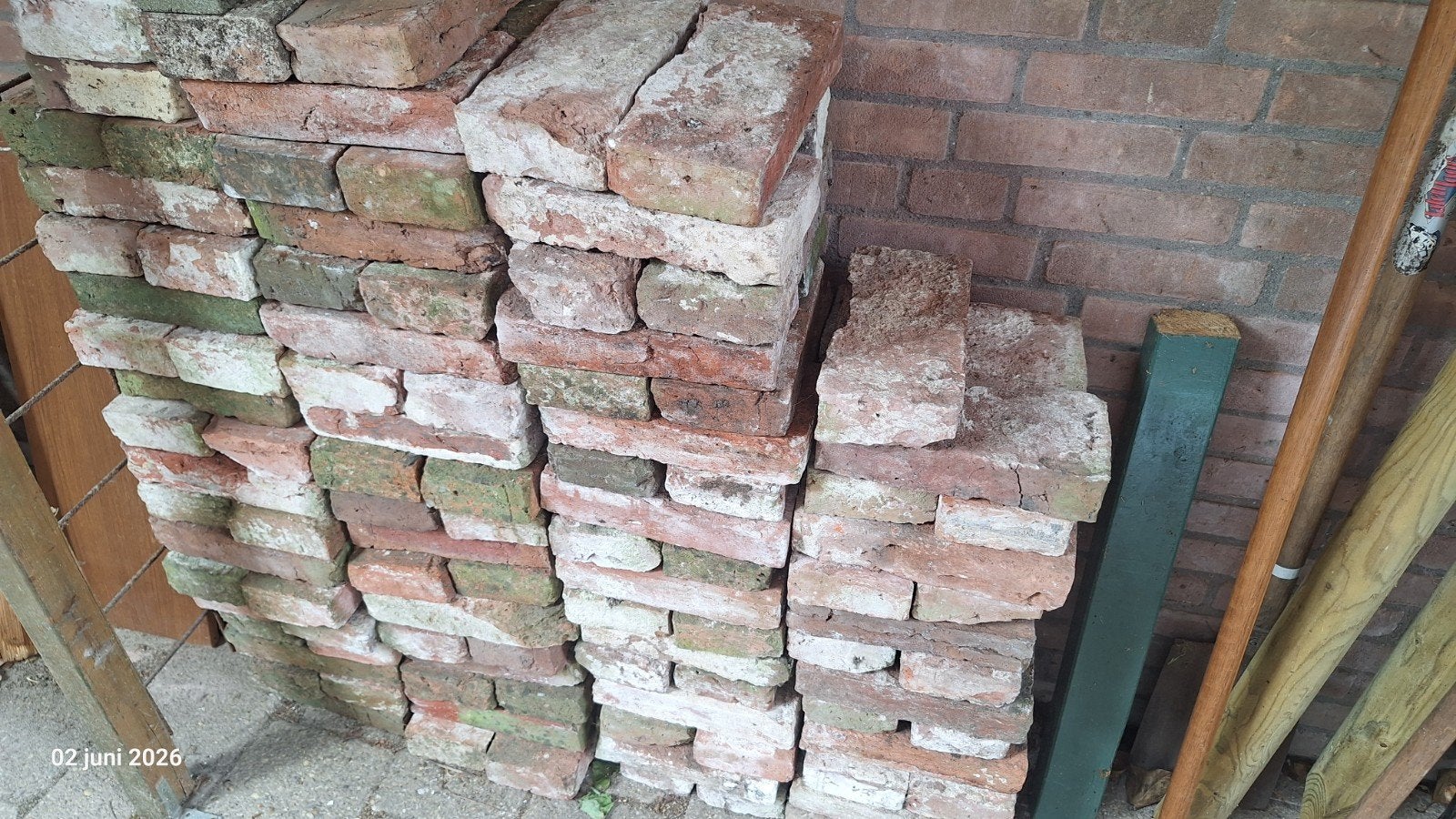 Mooie handgebakken stenen, Doe-het-zelf en Verbouw, Metselstenen, Ophalen, Bakstenen