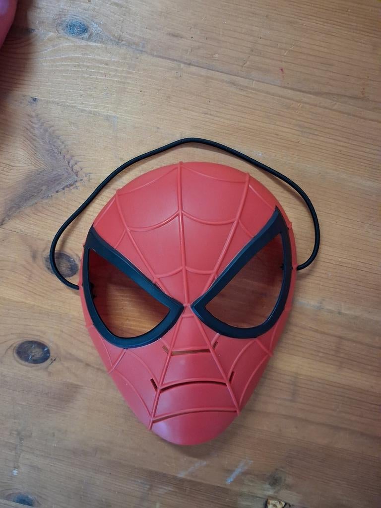 Spiderman Masker - Perfect voor Carnaval of Verkleedfeest, Ophalen of Verzenden, Gebruikt