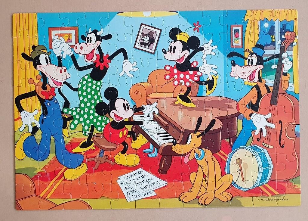 Mickey Mouse puzzel (1930), Verzamelen, Ophalen of Verzenden, Mickey Mouse, Gebruikt, Overige typen