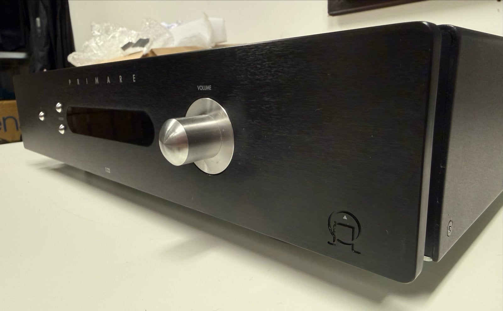 Primare I22 geïntegreerde versterker met DAC, Zo goed als nieuw, 60 tot 120 watt, Stereo, Ophalen