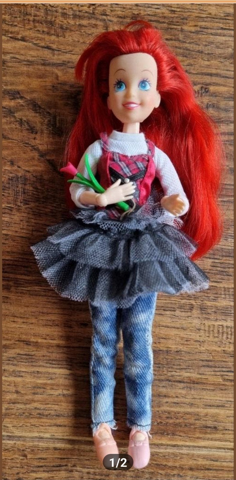 Bjd Obitsu lijfje Ariel Barbie zeemeermin hoofdje, Ophalen of Verzenden, Pop