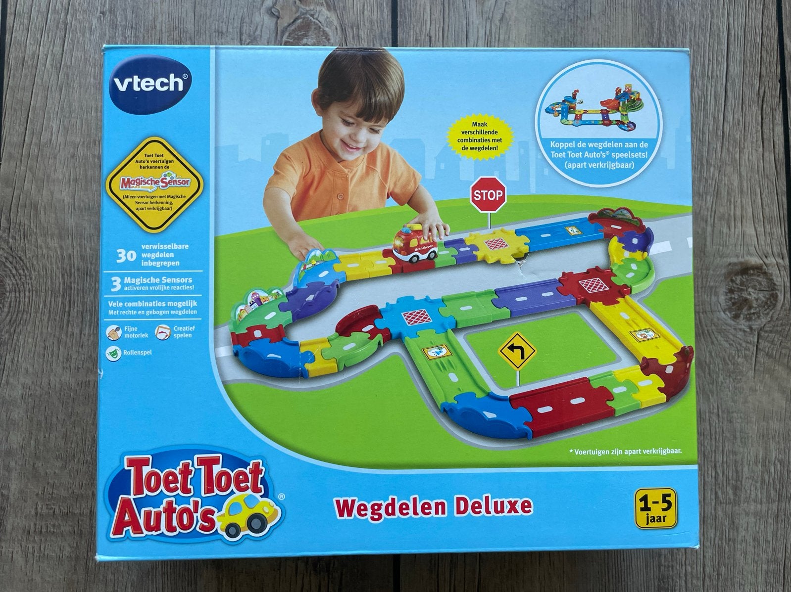 VTech Toet Toet Auto's Wegdelen Deluxe, Ophalen of Verzenden, Zo goed als nieuw