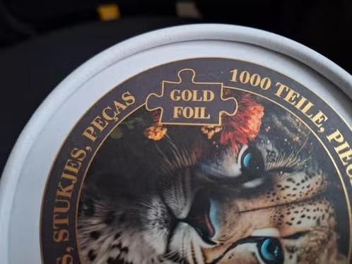 Puzzel panter 1000 stukjes h, Hobby en Vrije tijd, Denksport en Puzzels, Ophalen of Verzenden, 500 t/m 1500 stukjes, Nieuw, Legpuzzel