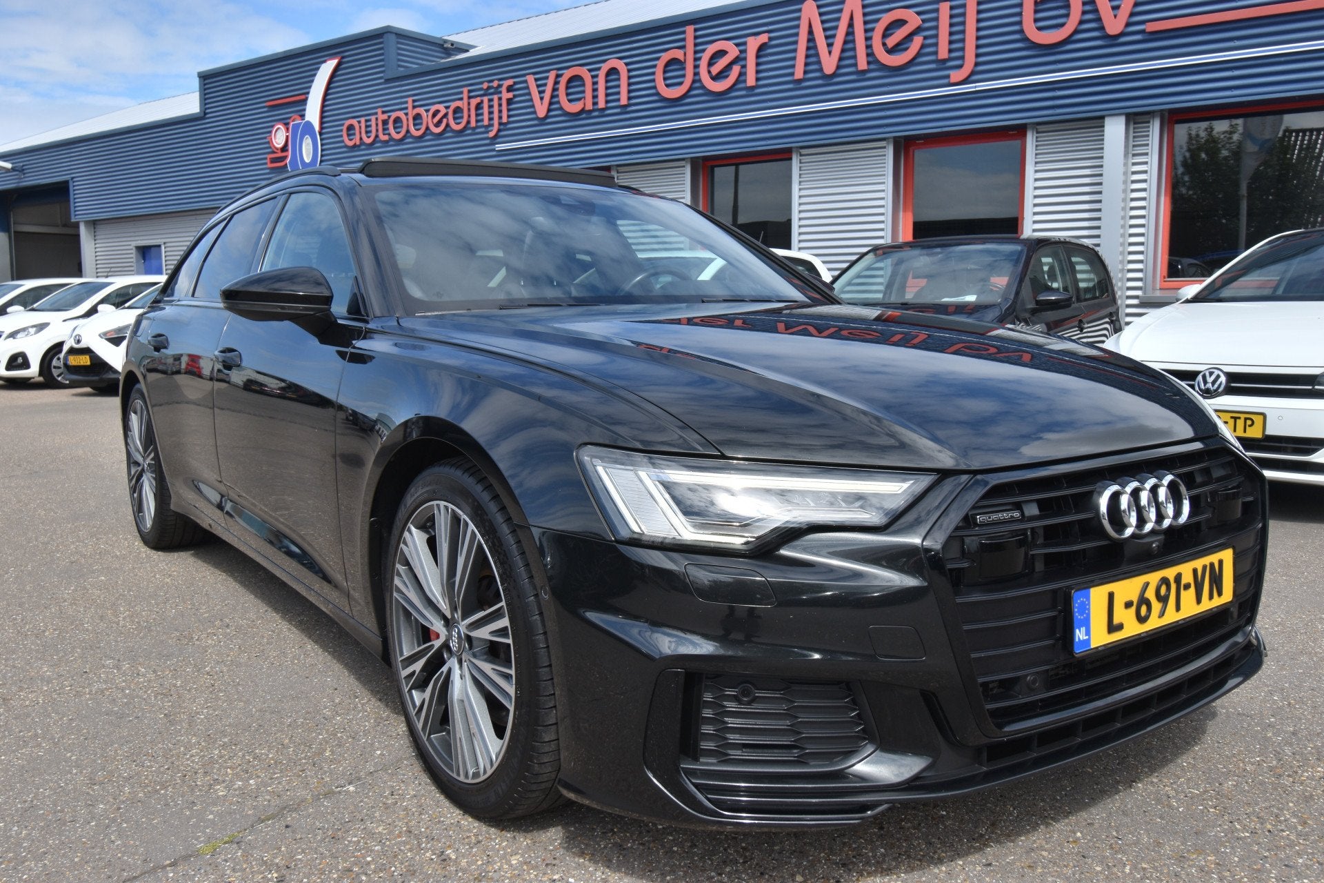 Audi A6 Avant 55 TFSI e quattro Competition , TREKHAAK , EL, Automaat, Gebruikt, 4 cilinders, Leder en Stof