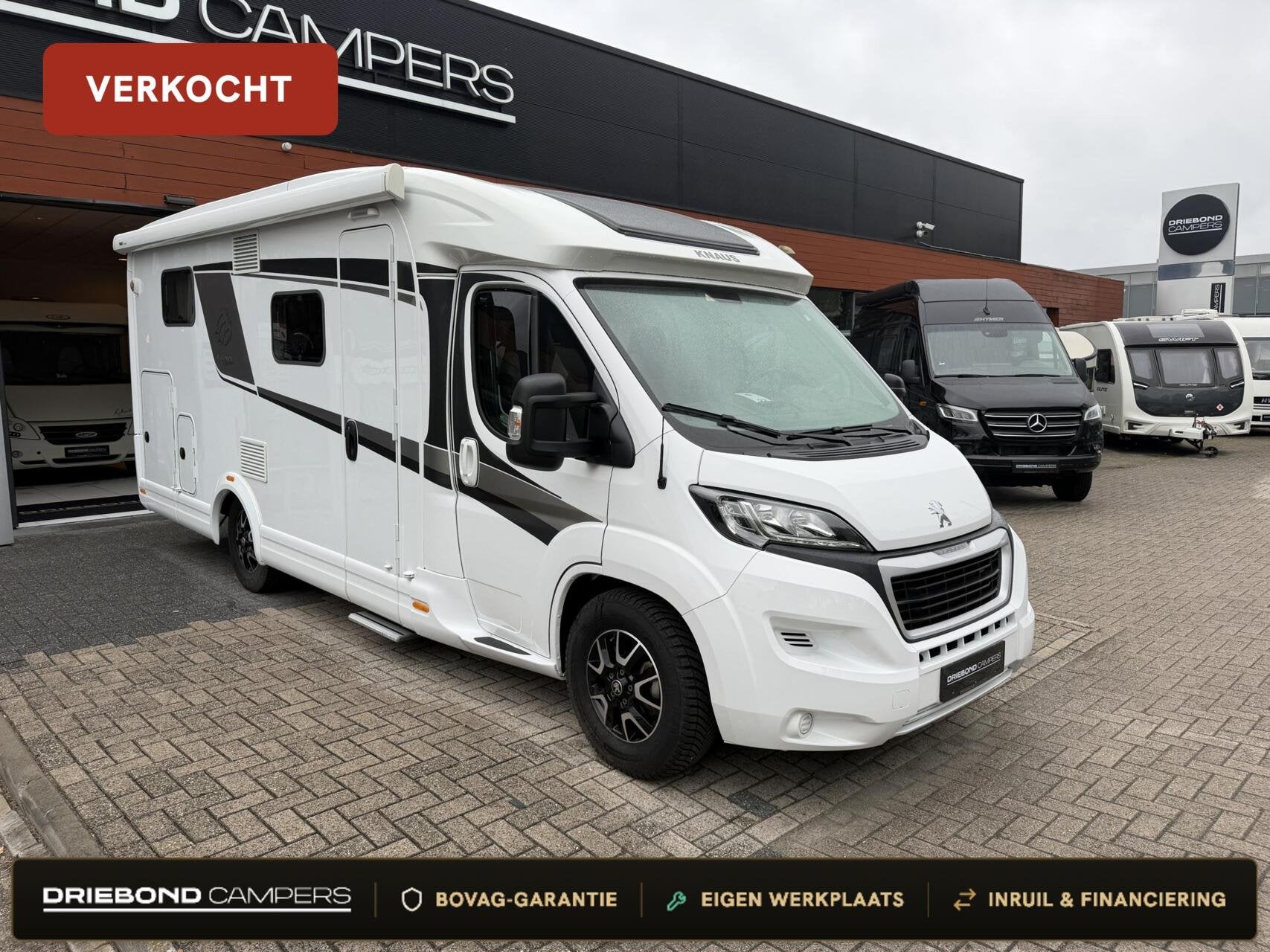 Knaus 650 MEG Platinum Enkele Bedden Levelsysteem Lithium 2X, 7 tot 8 meter, Bedrijf, Airconditioning, 7 tot 8 meter