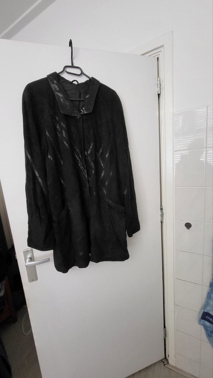 Suedejas dames zwart maat 46, Ophalen of Verzenden, Gedragen, Maat 46/48 (XL) of groter, Zwart