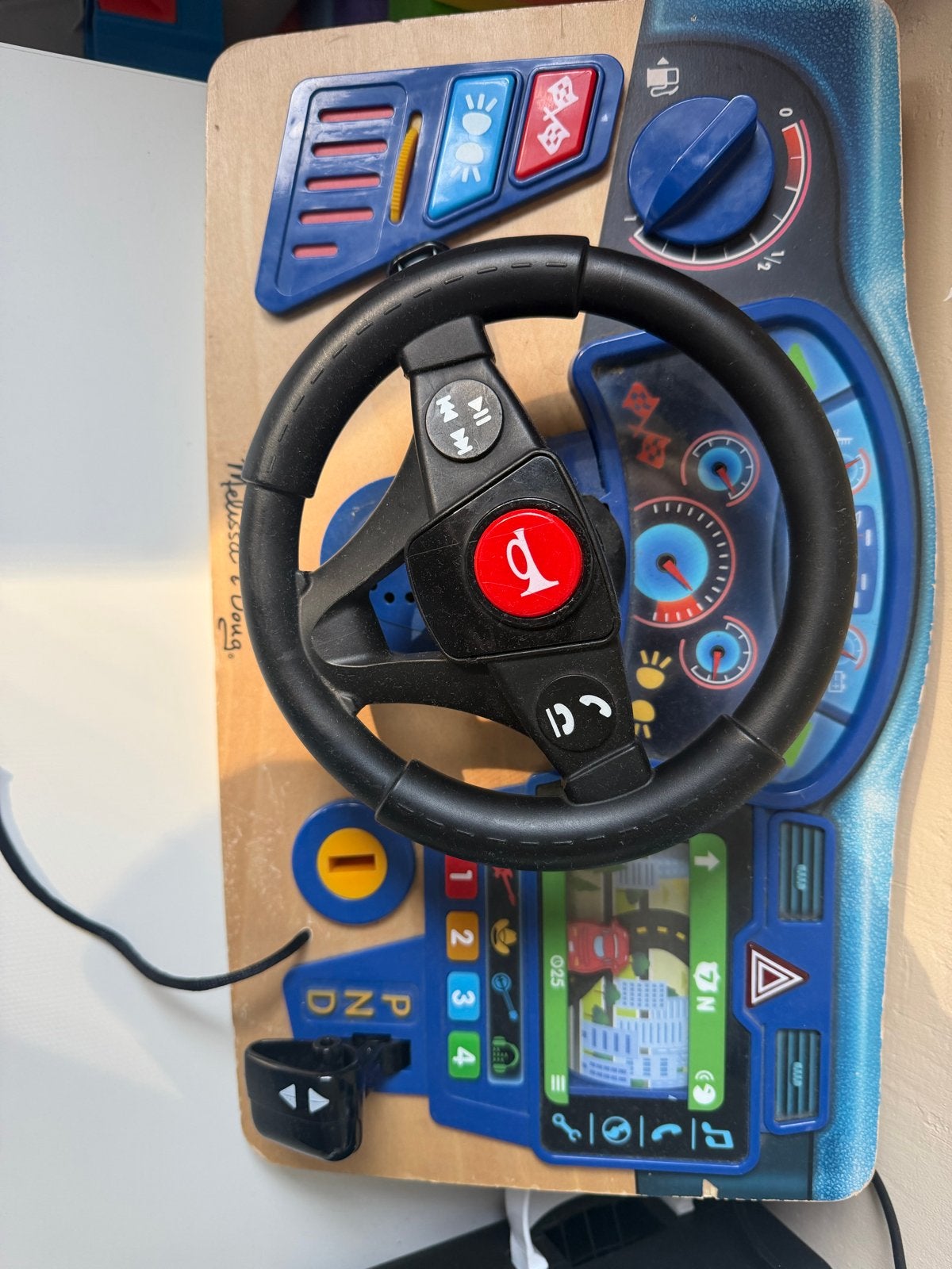 Melissa & Doug Speelstuur met Geluid en Licht, Ophalen, Gebruikt, Ontdekken, Met licht