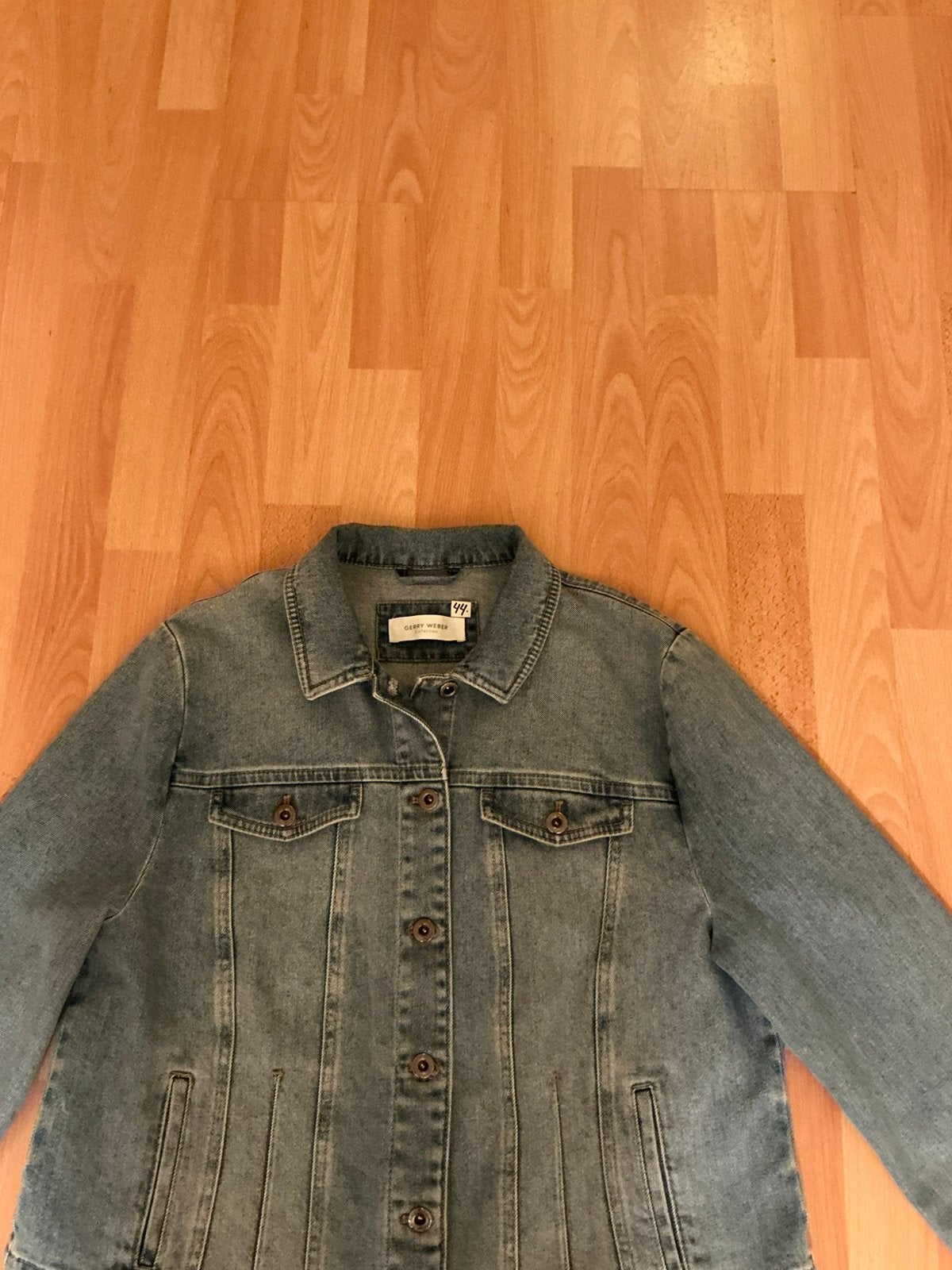 Merk:Gerry Weber Jeans jasje maat 44, Kleding | Dames, Jasjes, Kostuums en Pakken, Blauw, Ophalen of Verzenden, Zo goed als nieuw