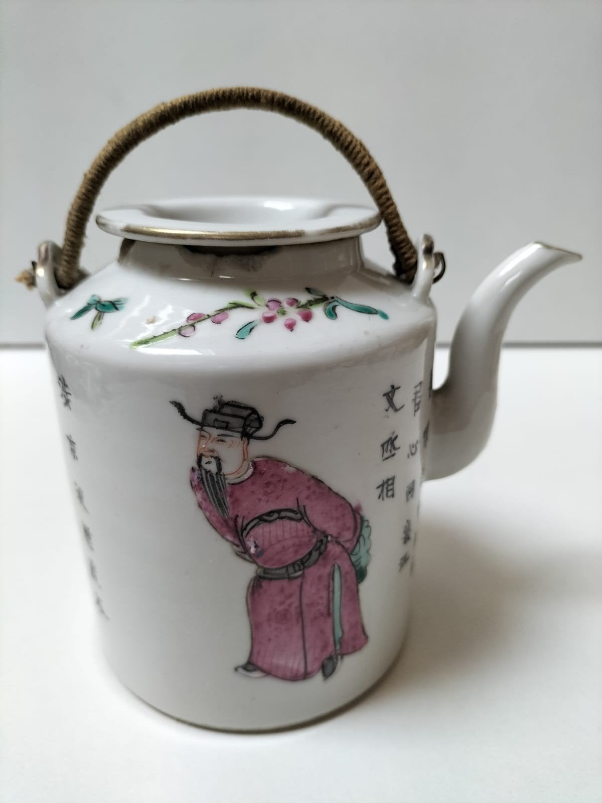 Antieke Chinese theepot van Wu Shuang Pu met figuren, Antiek en Kunst, Ophalen of Verzenden