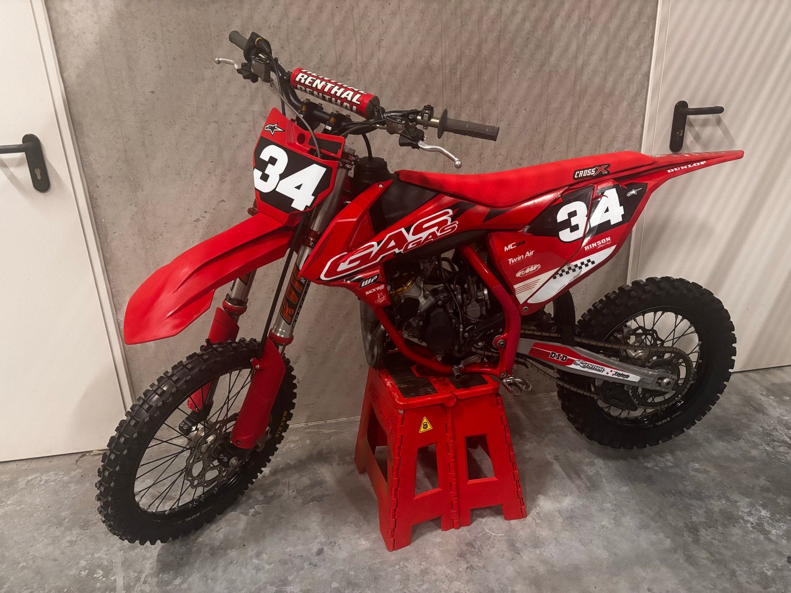 GasGas ktm 85 2024 met Riwa frame, Sportuitlaat, Gebruikt, Particulier, Crossmotor