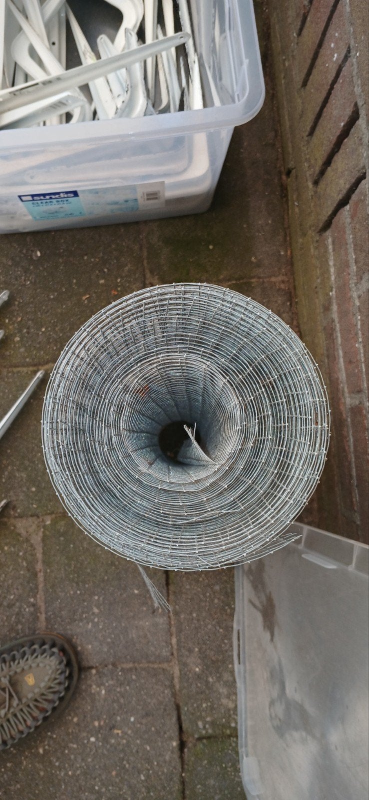 Nieuw gegalvaniseerd gaas op rol - Diverse toepassingen, Ophalen, Nieuw