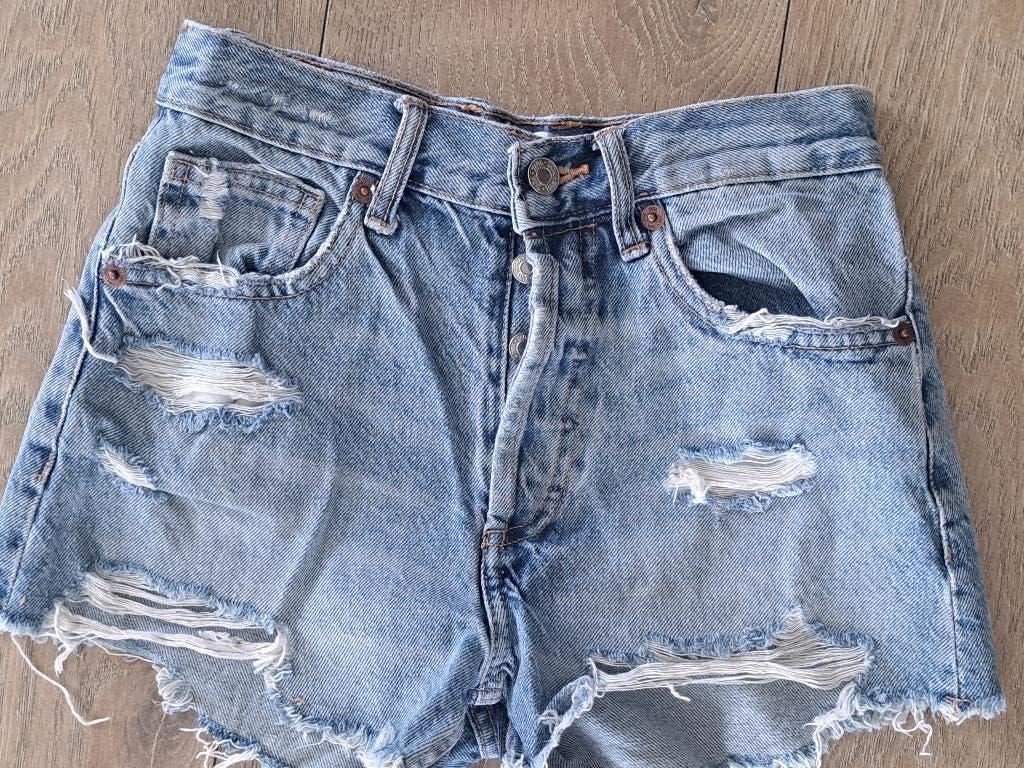 Korte spijkerbroek 32 Zara, Blauw, Zara, Ophalen of Verzenden, Zo goed als nieuw