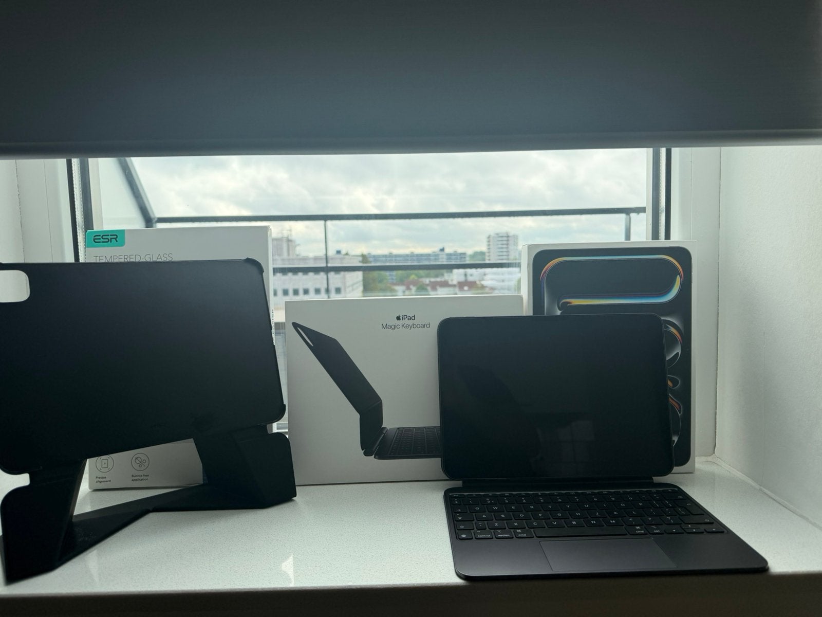iPad Pro 11 inch M4  256GB – inclusief Magic Keyboard, Ophalen, Zwart, 11 inch, Zo goed als nieuw