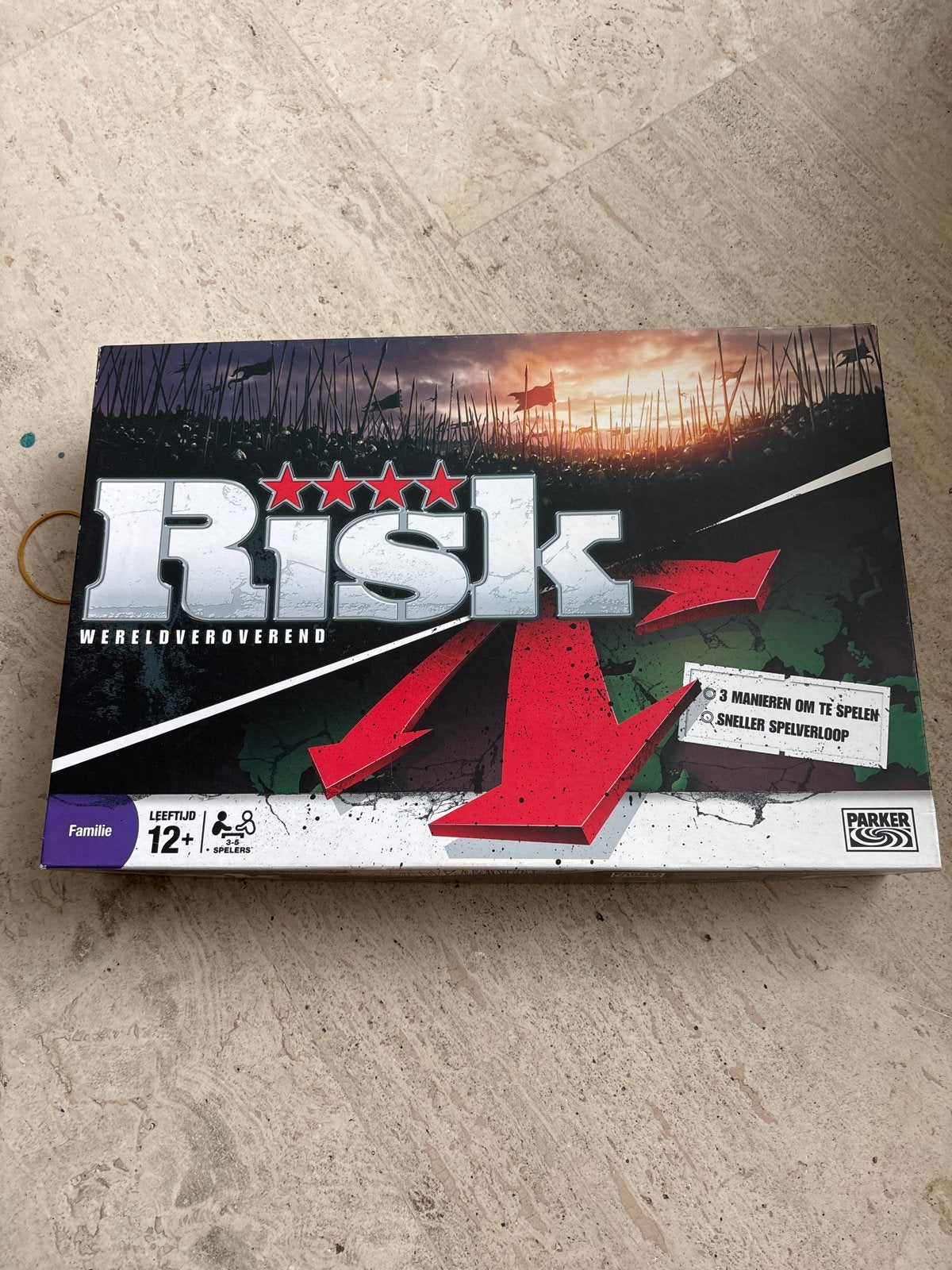 Risk Wereldsveroverend Bordspel - Compleet, Hobby en Vrije tijd, Drie of vier spelers, Ophalen of Verzenden, Zo goed als nieuw