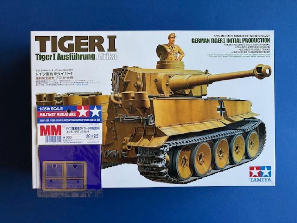 Tamiya 35227 Tiger I Tank Initial Prod. 1/35 incl Grille 217, Tank, Verzenden, 1:32 tot 1:50, Nieuw