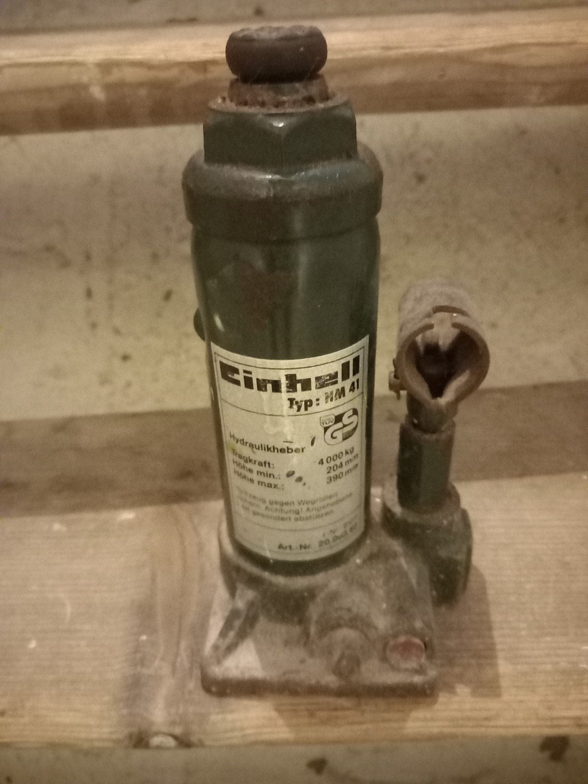 Einhell Hydraulische Potkrik - 4000 kg bijna gratis, Ophalen, Gebruikt, Hydraulisch, Potkrik