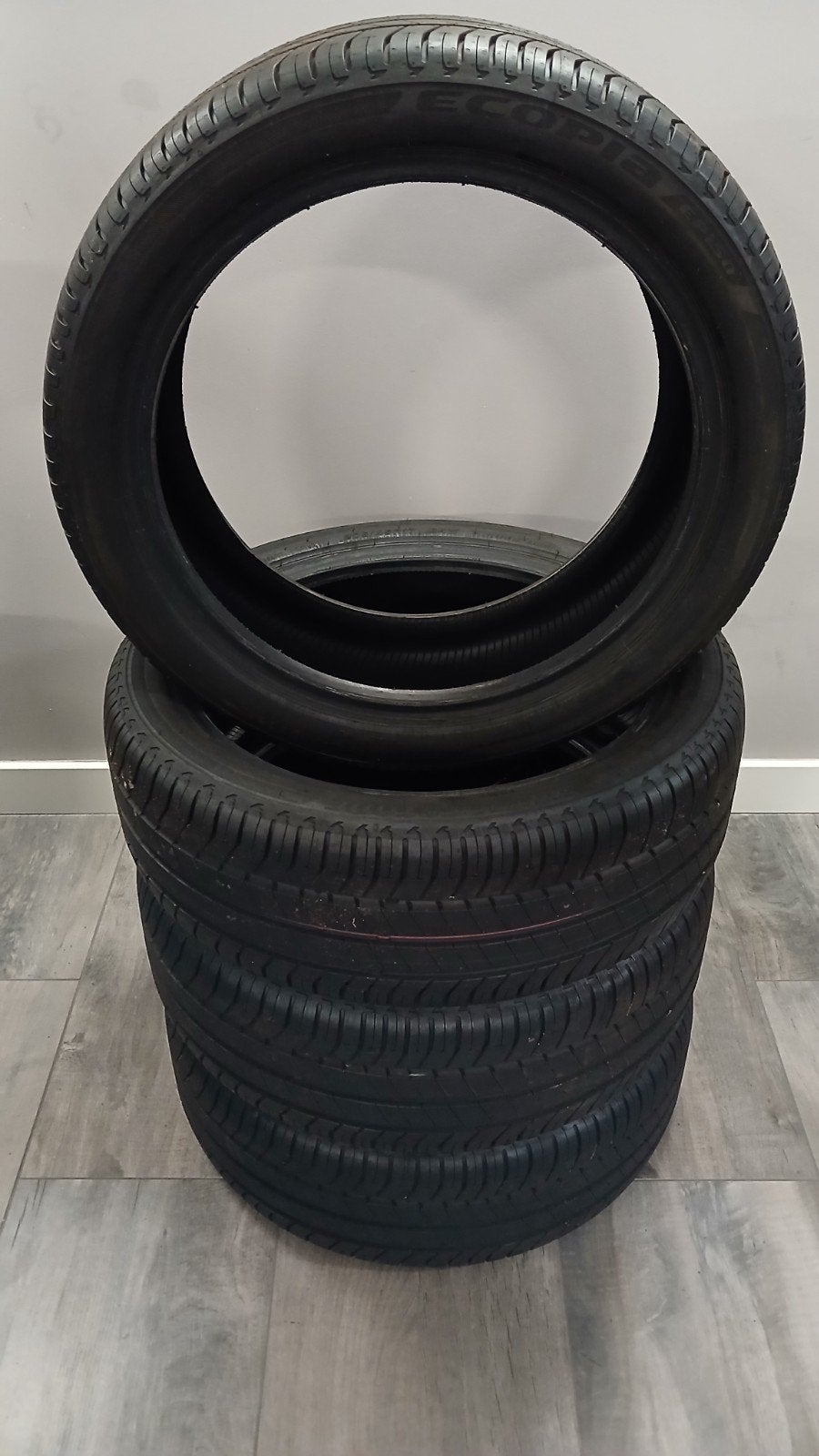 bridgestone ecopia 185 55 16 als nieuw 4 stuks., Ophalen of Verzenden, Gebruikt