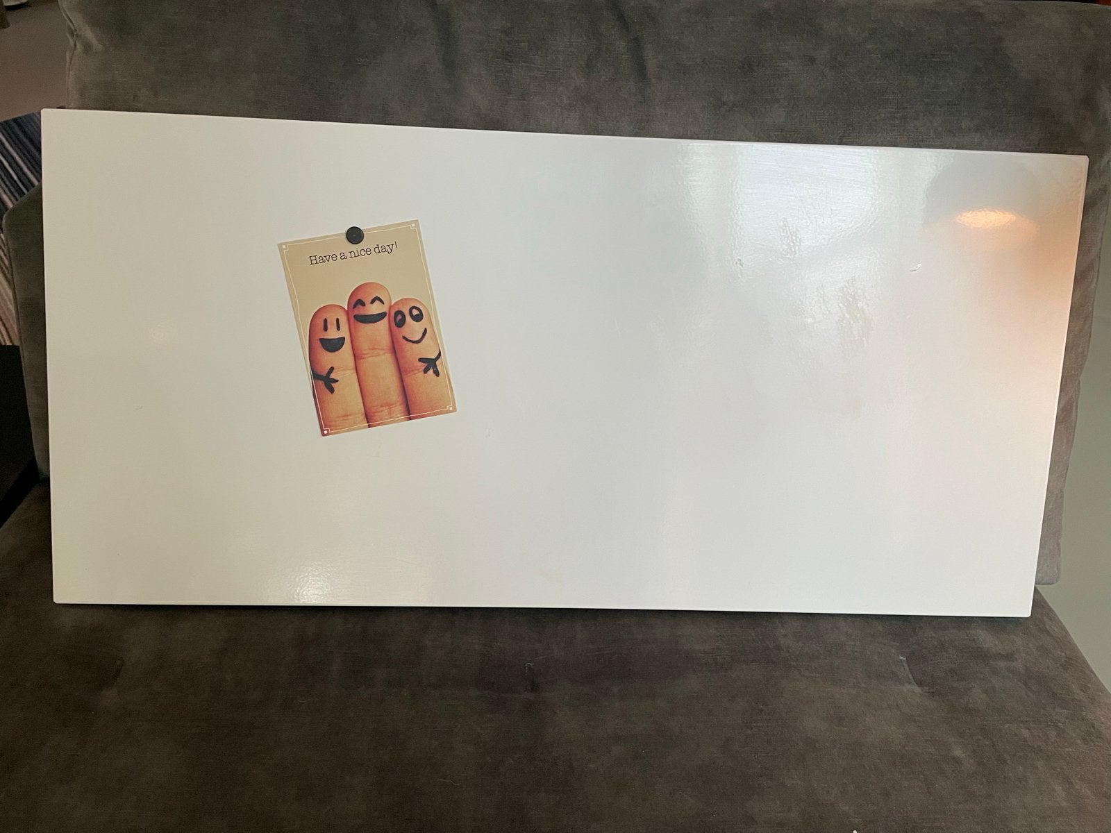 IKEA Magneetbord wit - Zo goed als nieuw, Huis en Inrichting, Woonaccessoires | Memoborden, Ophalen, Zo goed als nieuw, Magneetbord
