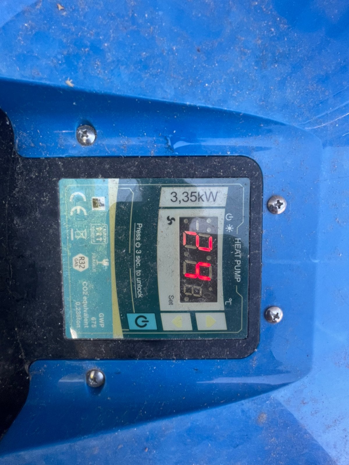 Hotsplash warmtepomp 3,35kw, Ophalen of Verzenden, Gebruikt, Overige typen