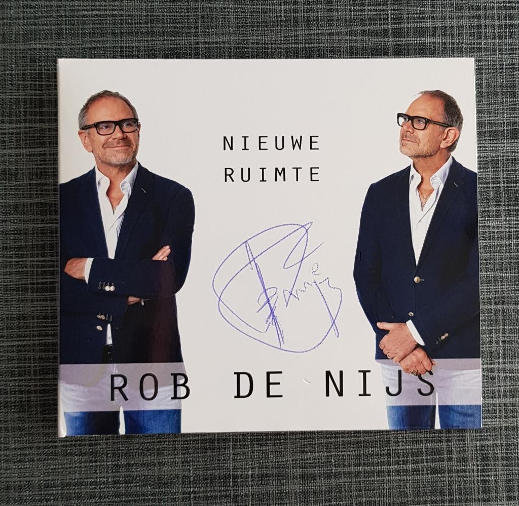 Cd Rob de Nijs Gesigneerd, Ophalen of Verzenden, Nieuw in verpakking, Levenslied of Smartlap