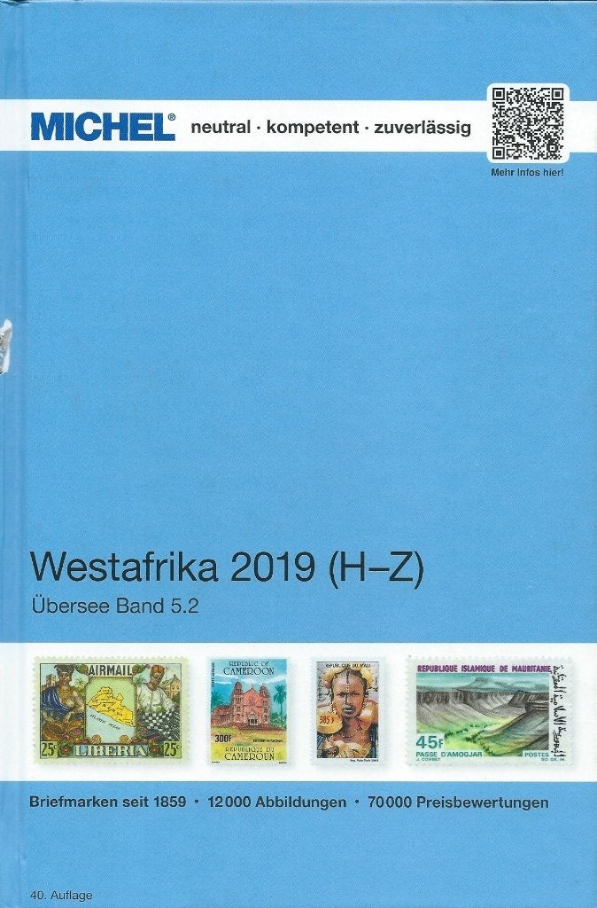 Michel Catalogus Band 5.2 - Westafrika 2019 (H-Z), Postzegels en Munten, Ophalen of Verzenden, Catalogus