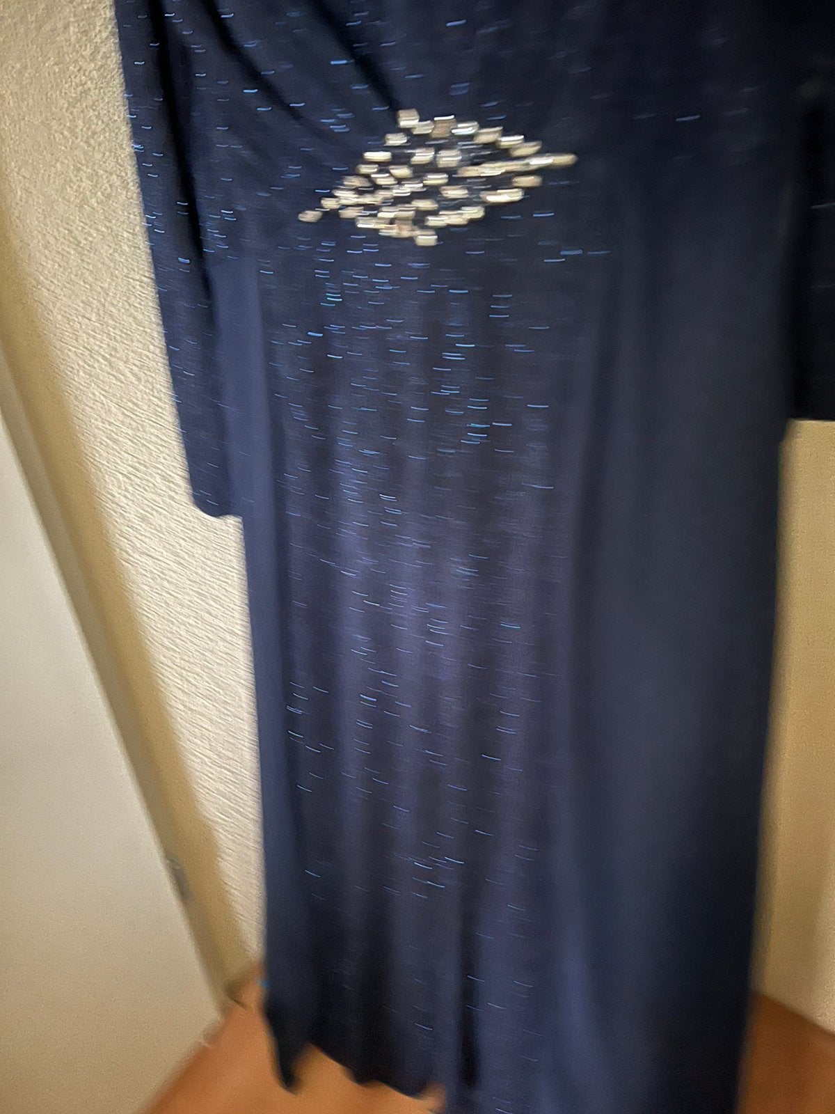 Te koop gala jurk, Galajurk, Blauw, Maat 46/48 (XL) of groter, Ophalen of Verzenden