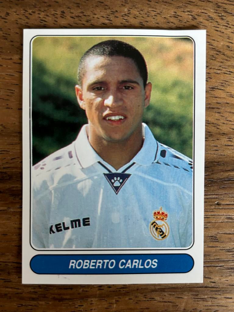 Roberto Carlos Panini European Football Stars Sticker #44, Ophalen of Verzenden, Zo goed als nieuw, Sticker