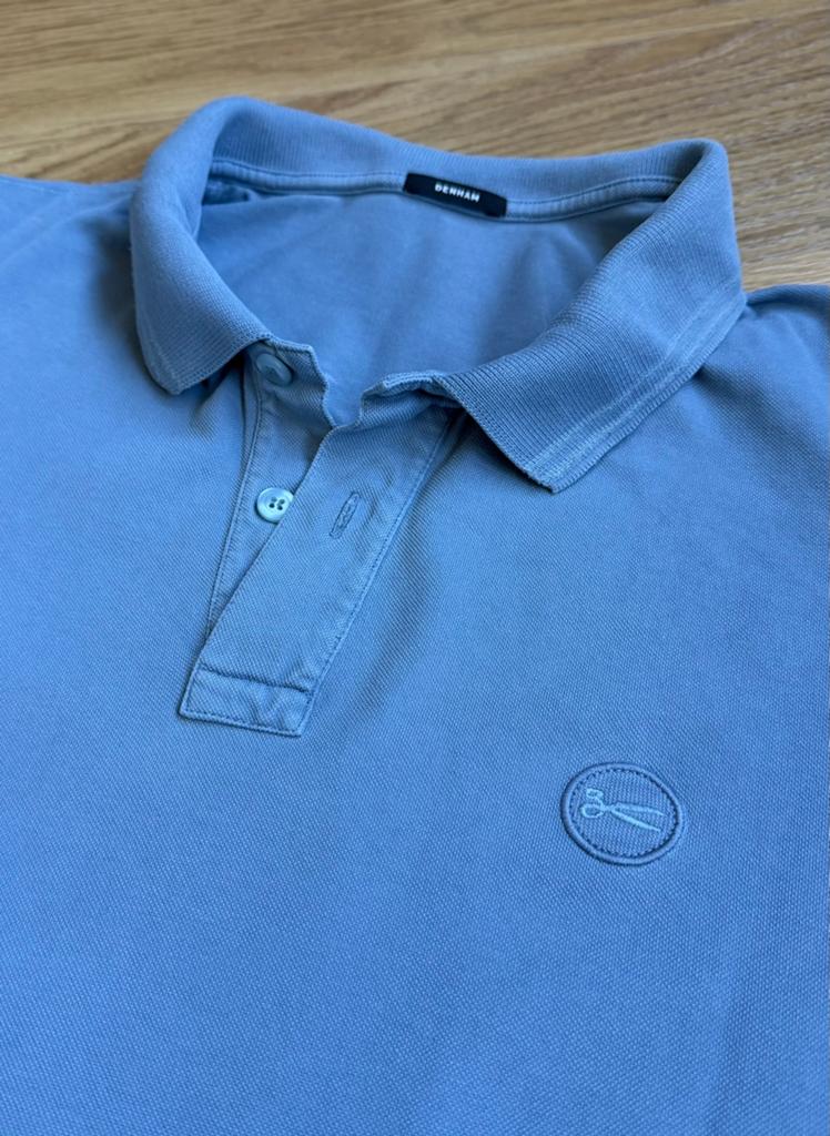 Denham polo shirt / maat L, Ophalen of Verzenden, Nieuw, Maat 52/54 (L), Blauw