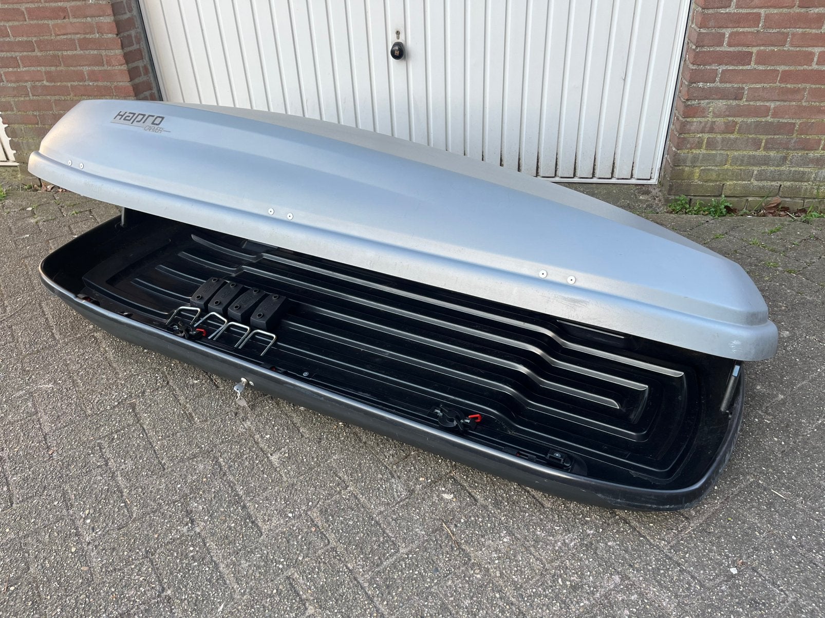 Hapro Carver 8.5 EF XXL Dakkoffer 550 Beide Zijde Open, Auto diversen, Dakkoffers, Ophalen, Gebruikt