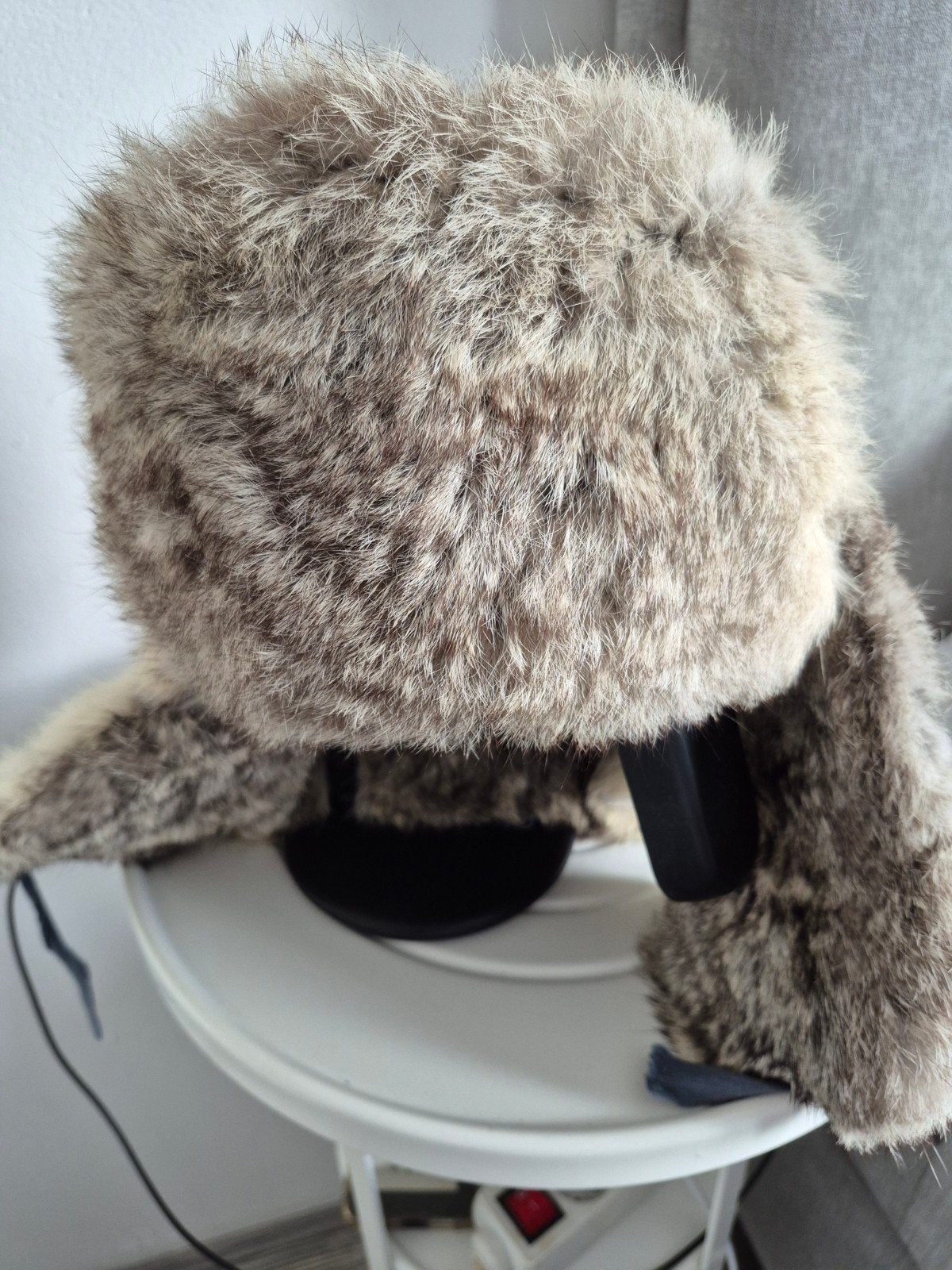 Authentieke USSR Sovjet Officiers Ushanka Bontmuts (1985) -, Ophalen of Verzenden, Landmacht, Overige gebieden, Kleding of Schoenen
