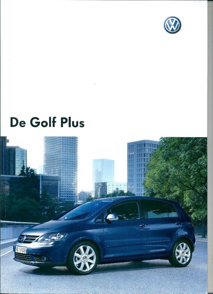 Brochure VW Golf Plus 2005, Ophalen of Verzenden, Zo goed als nieuw, Volkswagen