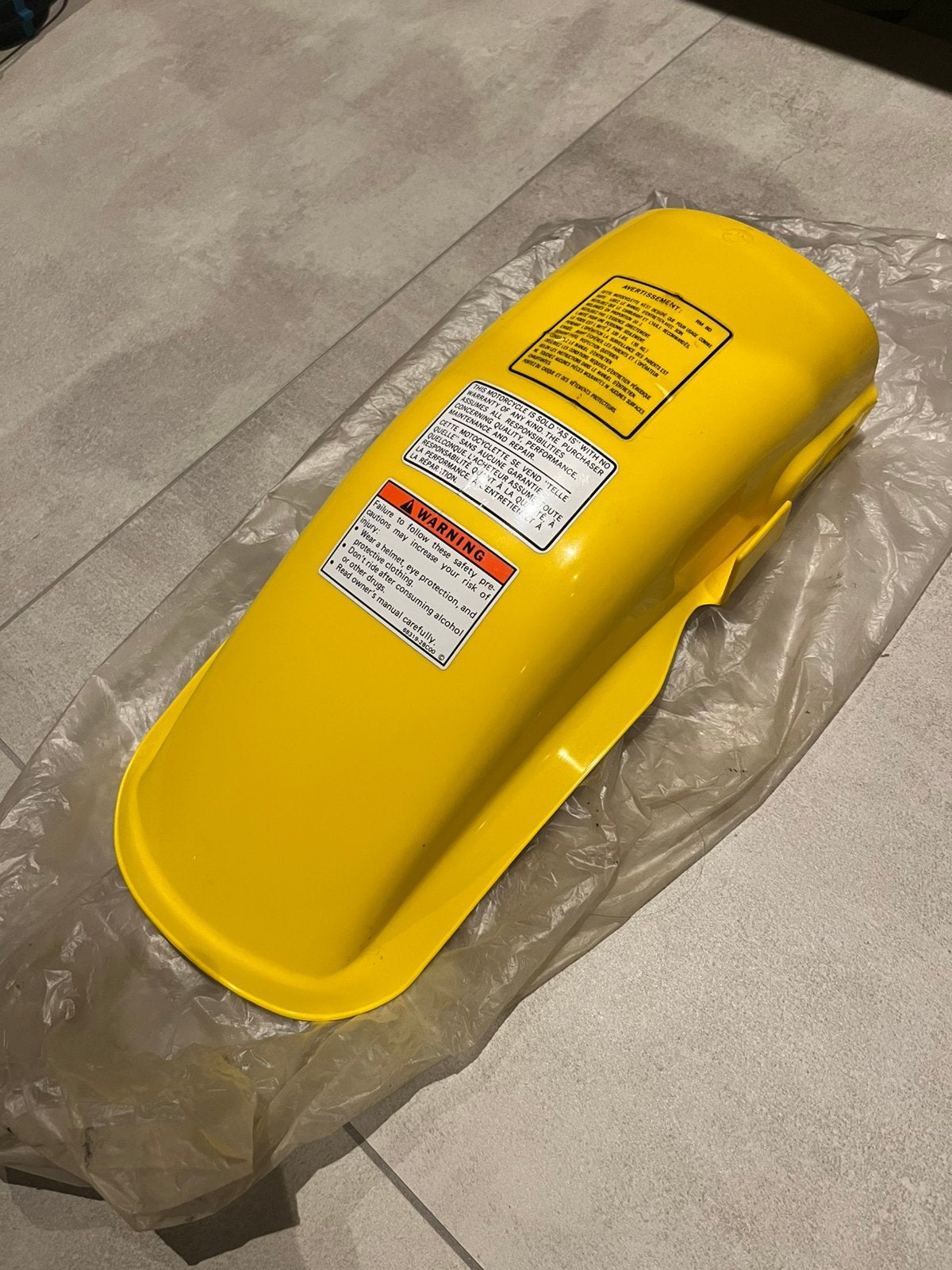 Suzuki rm80 1986 1992 achterspatbord, Ophalen of Verzenden