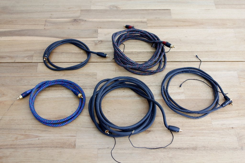 5 stuks Audioquest interlinks, Gebruikt, -, -, Ophalen of Verzenden