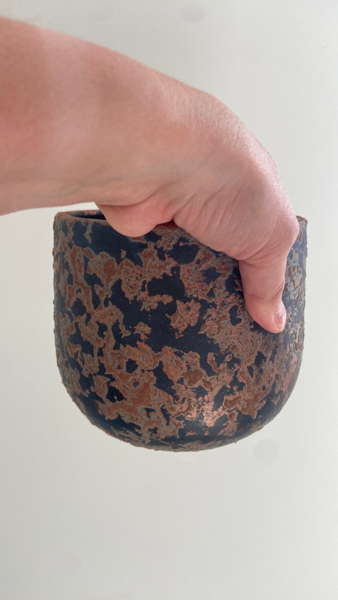 Bloempot, Ophalen, Zo goed als nieuw, Rond, Minder dan 30 cm