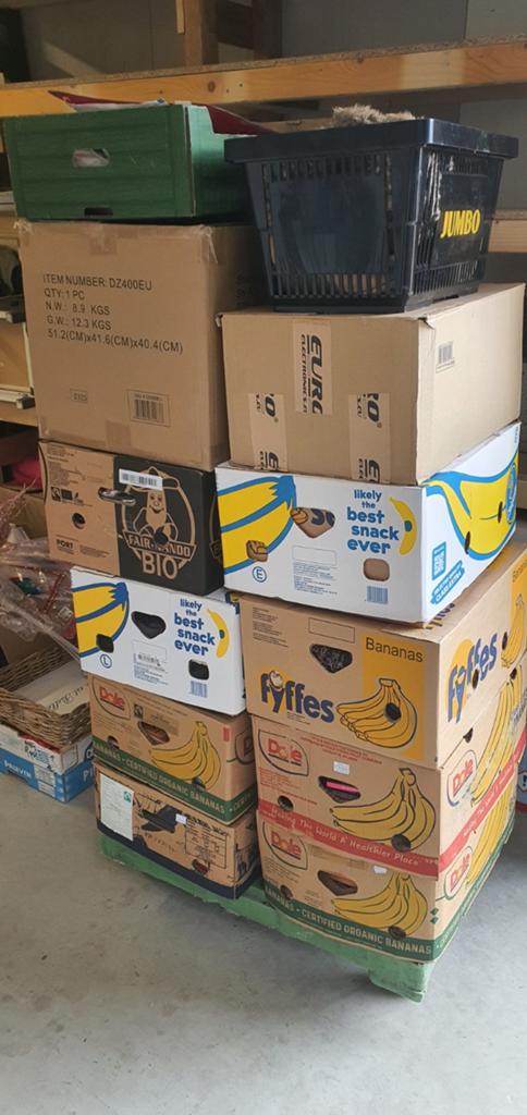 Ruim 16 dozen rommelmarktspullen en huisraad, Ophalen of Verzenden